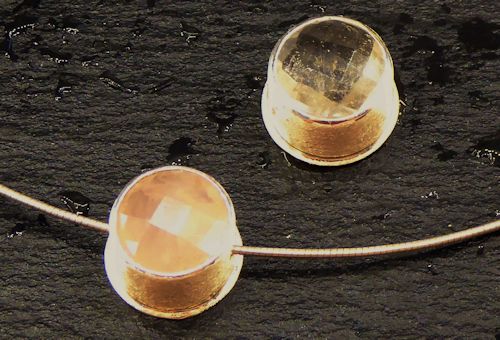 Rosenquarz, Bergkristall Silberanhänger (Gleiter)